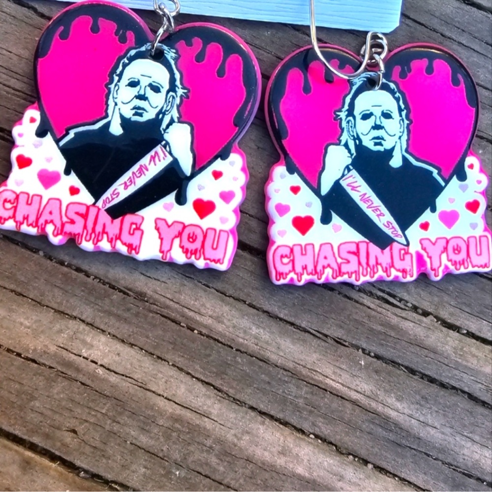 Valentines Horror Earrings